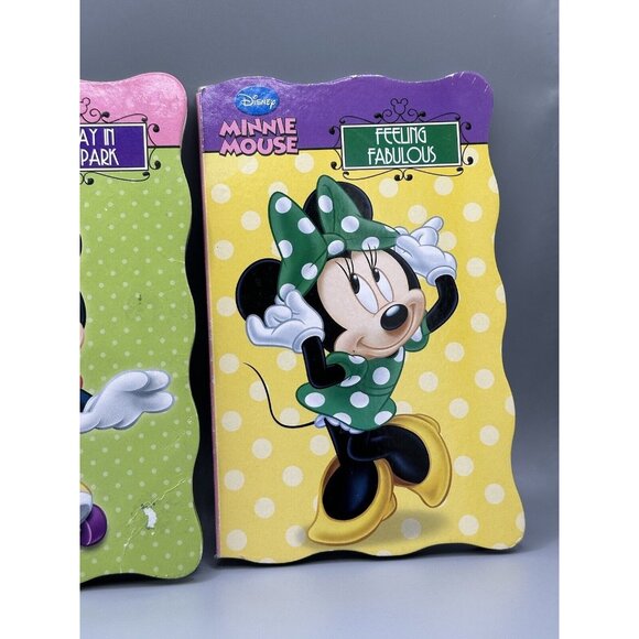 Disney Minnie Mouse Lot Of 2 Books 2013 Feeling Fabulous Day In The Park READ - Picture 2 of 9